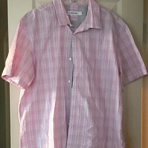 Calvin Klein Men's Short Sleeve Button Down